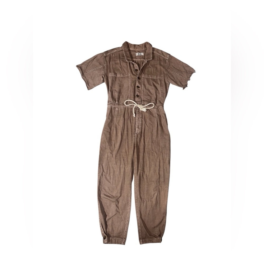 We The Free Brown Jumpsuit